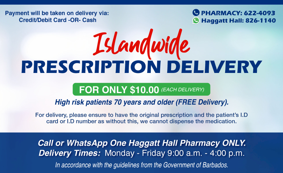 Island-wide prescription delivery now available