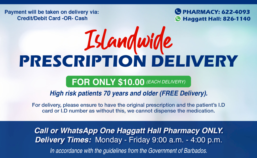 Island-wide prescription delivery now available